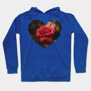 Rose heart Hoodie